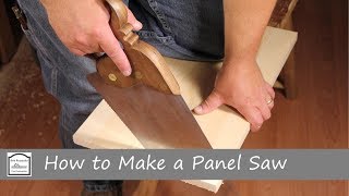 How to Make a Hand Saw  Hand Tool Woodworking [upl. by Rexanne]