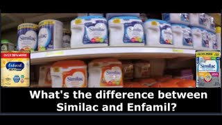 Whats the difference between Similac and Enfamil [upl. by Ddarb956]