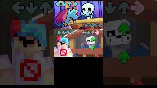 UNDERTALE X FNF But in Minecraft FANMADE [upl. by Sudhir]