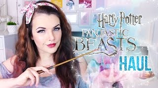 HARRY POTTER amp FANTASTIC BEASTS HAUL  Cherry Wallis [upl. by Atilem]