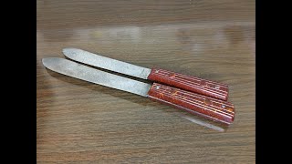 Old Okapi knife lجزء 2  سكين اوكابي الماني نصل ثابت [upl. by Rodablas]