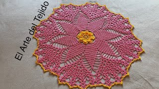 Paso a paso carpeta tejida a crochet [upl. by Joann]