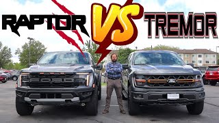 2024 Ford Raptor vs 2024 F150 Tremor Is The Raptor Worth The Extra Dough [upl. by Nitin869]