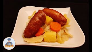 Potée au chou blanc et saucisses de Montbéliard Une recette gourmande [upl. by Hoxie]