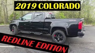 2019 Chevy COLORADO LT REDLINE EDITION 4x4 Crew Cab  Long Box  Walk Around amp FULL REVIEW [upl. by Llirrehs]