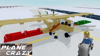 Caproni Ca3 WWI Bomber in Roblox Plane Crazy [upl. by Nallek574]