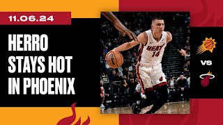 Tyler Herro 28 PTS 6 AST Haywood Highsmith 19 PTS 7 REB  Miami HEAT vs Phoenix Suns  Nov 6 2024 [upl. by Vincent]