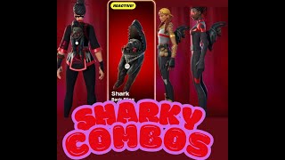 5 BEST Billie Eilish Shark Back Bling COMBOS fortnite fortniteclips fortnitecombos foryou viral [upl. by Noami]