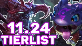 My Strategy amp Tierlist For Climbing Patch 1124  TFT Guide Teamfight Tactics [upl. by Maiah]