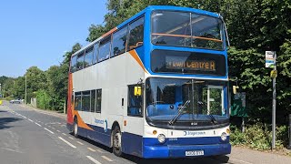 Stagecoach South East GX06 DYS 18528 Dennis Trident ALX400 [upl. by Airretal]