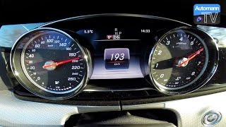 2017 Mercedes E 200 184hp  0200 kmh acceleration 60FPS [upl. by Oeramed451]