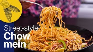 Chow mein—Calcuttastreetstyle—Durga Pujo Special—Kolkata Street Food—Indo Chinese [upl. by Aicenra]