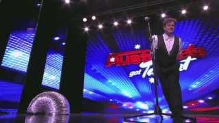 Australias Got Talent 2013  Auditions  Raymond Crowe Channels Charlie Chaplin [upl. by Aihsekyw]