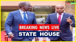 LIVE STATE HOUSE  Kithure Kindiki first event as DP witnessing Ruto sign Sugar Bill [upl. by Volpe]