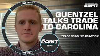 Jake Guentzel trade reaction 🚨 I couldnt be more excited to play with these guys  The Point [upl. by Nnaid]