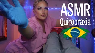 ASMR Consultorio de Quiropraxia  Te Ajustando e Massageando até vc DORMIR [upl. by Tormoria308]