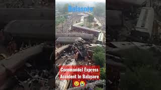 Coromandel express accident  coromandel train accident in balasore  train trainvideo shorts [upl. by Uchida171]