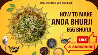 अंडा भुर्जी  Anda Bhurji  भुर्जी  Bhurji  एग भुर्जी  Egg bhurji andabhurji [upl. by Bess]