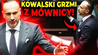 Awantura na mównicy Kowalski grzmiał ws afery wokół najmłodszego posła Sprawa dla CBA [upl. by Agnese]