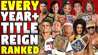 EVERY Year WWE Title Reign Ranked From WORST To BEST [upl. by Johathan]