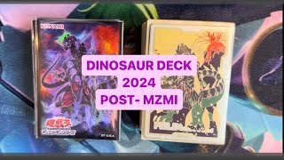 Dinosaur Deck 2024  Updated Dino Deck Profile YuGiOh TCG [upl. by Ramal528]