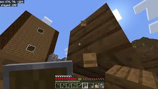 Minecraft survival  making big houses [upl. by Odrareg677]