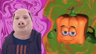 JOHN PORK VS SPOOKLEY  RAP BATTLE [upl. by Noired385]