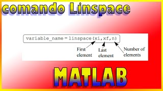 Comando Linspace en Matlab [upl. by Essirahs310]