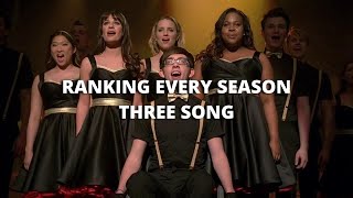 glee  ranking every season 3 song [upl. by Burnside]