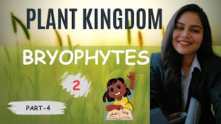 Plant Kingdom  BRYOPHYTE part  2  Life Cycle  Classes of Bryophytes [upl. by Gillette715]