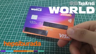 HEPSİBURADA PREMİUM WORLDCARD [upl. by Reynard]