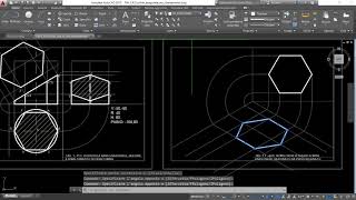 Tavola 1 Assonometria Isometrica solido base esagonale sezionato 2020 09 21 [upl. by Flore]