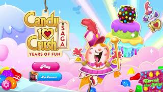 CANDY CRUSH SAGA 10 Year Session Music [upl. by Sucramel]