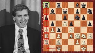 Bobby Fischers CHESS MASTERPIECE after 20 years of inactivity  Game 1 vs Spassky 1992 Match [upl. by Llenroc]