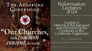 Reformation Lecture Series 2024 Lecture 1 [upl. by Led]