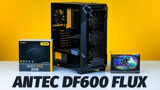 How to Build a PC  Giveaways  2500 ANTEC DF600 FLUX Review  Ryzen 9 3900XT 2080 TI FERobeytech [upl. by Nwahsed]