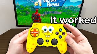 I Tried the WORST Controllers and WON  Fortnite [upl. by Euqinor750]