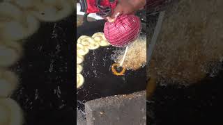 Delicious Street Food Making The Most Famous Jilapi Dessert 😋🤤 shorts streetfood [upl. by Fawcette]