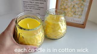 The scented citronella oil candle is recommended [upl. by Akiner]