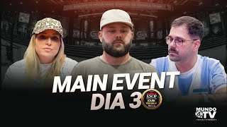 Main Event  Dia 3  KSOP GGPoker South America RJ [upl. by Ahsinet]