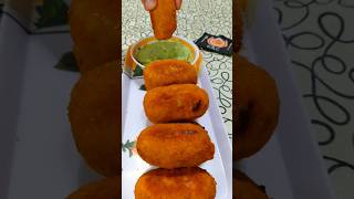 CROQUETAS de ARROZ Rellenas ¡Crujientes por Fuera Deliciosas por Dentro shorts [upl. by Anauj]