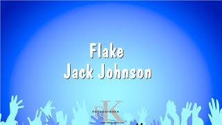 Flake  Jack Johnson Karaoke Version [upl. by Fesoj]