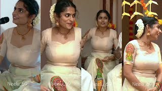 Gouri  Malayalam Serial Actress Hot  part 3 [upl. by Srevart]