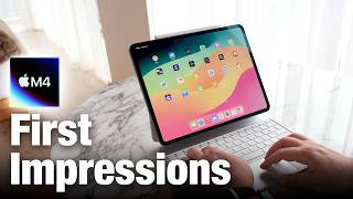 M4 OLED iPad Pro First Impressions  Its Beautiful 😍 [upl. by Lenrow]