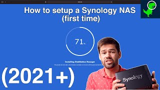 How to Setup a Synology NAS for the first time in DSM 7 Complete Guide for 2021 [upl. by Ecirtael]