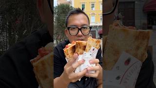 🇮🇹A Cagliari oltre alla pizzetta sfoglia esiste un’altra pizzetta🍕streetfood cagliari [upl. by Arramat]