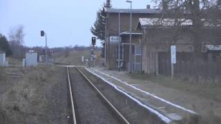 Führerstandsmitfahrt Strecke MalchowParchim 28032015 [upl. by Fosdick]