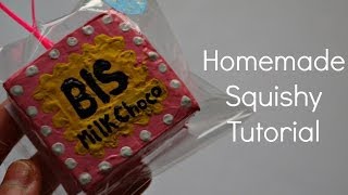 Homemade Squishy Tutorial BIS Milk Chocolate [upl. by Julie]