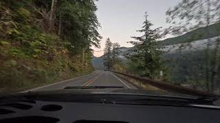 Time Lapse from Sequim Washington to Sol Duc Hot springs Olympic National Park [upl. by Jany964]