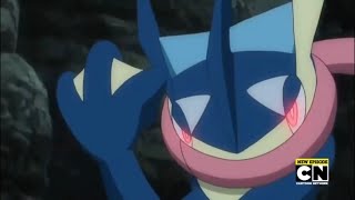 ash greninja first time bond evolution  pokemon journey xyz [upl. by Hew]